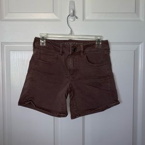 Purple/ dark lavender jean shorts